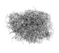 Fydun Kit D'outils de Réparation de Soudeur en Plastique prédécoupé en Acier Inoxydable Plat Chaud Universel 100 Pièces/ensemble 0.6mm-0.8mm pour la Réparation de Pare-chocs de (S)