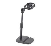 Fydun Microphone de Bureau avec Support pour Téléphone pour Streaming en | Support de microphone robuste pour tablettes et téléphones, parfait pour le karaoké, l\'enregistrement et les présentations