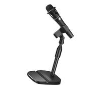 Fydun Microphone de Bureau avec Support pour Téléphone pour Streaming en | Support de microphone robuste pour tablettes et téléphones, parfait pour le karaoké, l\'enregistrement et les présentations