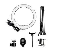 Fydun Mini Anneau Lumineux LED pour Photographie, 10 Pouces, Lumière de Remplissage, intensité Variable, alimenté par USB, pour Vidéo en Direct, Diffusion en Réseau, Maquillage,