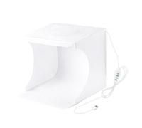 Fydun Mini Boîte à Lumière Pliante Portable Studio LED Panneau Boîte Souple Kit pour Petits Objets Photographie