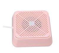Fydun Mini Lave-vaisselle Vibration Sonore Purification de l'eau électrolytique IP67 Lave-vaisselle USB Portable étanche Rose pour les Familles (PINK)