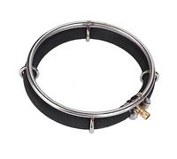 Fydun Pierres à Air, Anneau de Diffuseur de Bulles d'air Rond pour Aquarium, Barboteur d'oxygénation d'étang à Poissons (Cercle Unique diamètre 25 cm)