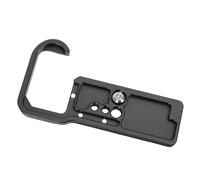 Fydun Plaque de Fixation Rapide pour Appareil Photo, Plaque de Montage pour Trépied D'appareil Photo pour de Base de Montage sur Trépied en Alliage D'aluminium FX2, Vis 1/4