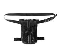 Fydun Sac de Taille, d'épaule et de Jambe de Moto étanche en Fiber de Carbone, Compagnon de Conduite Léger et Polyvalent pour Les Aventures en Plein Air