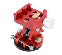 Fydun Siège de Réglage de la Latitude, Monture équatoriale de Télescope D'astronomie, Monture équatoriale de Base de Télescope en Alliage D'aluminium pour L'astrophotographie et (Rouge)