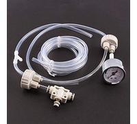 Fydun Système de Générateur de CO2 D'usine D'aquarium de Bricolage D201 Kit de Réacteur de Dioxyde de Carbone avec Manomètre à Aiguille pour Aquarium de Plantes