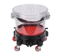 Fydun Système de Lavage de Seau de Voiture 15L, Kit de Lavage Comprenant Un Piège à Grains, 5 Seaux à roulettes, Couvercle de Chariot Transparent