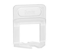 Fydun Système de Nivellement de L'espaceur de Carreaux de Base de Base de Carreaux 2 Mm 20pcs pour L'outil D'aide au Carrelage