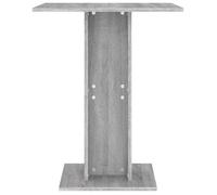 Fydun Table de bistro Sonoma gris 60x60x75 cm Bois d'ingénierie FD017