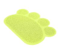 Fydun Tapis de Litière pour Chien et Chat en PVC Imperméable Antidérapant en Forme de Patte Bol d'alimentation Napperon Fournitures pour Animaux de Compagnie pour Les Familles