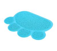 Fydun Tapis de Litière pour Chien et Chat en PVC Imperméable Antidérapant en Forme de Patte Bol d'alimentation Napperon Fournitures pour Animaux de Compagnie pour Les Familles