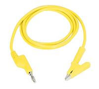 Fydun Test de Leads Câble en Laiton Test électrique 20A 3000V pour le Testeur de Tension de Batterie de Voiture (YELLOW)
