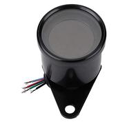 Fydun Universal Compteur De Vitesse Tachymètre LED LCD Numérique Indicateur De Niveau D'huile Compteur De Vitesse Noir Tachymètre Jauge De Carburant