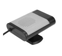 Fydun Ventilateur de Chauffage de Fenêtre de Voiture Portable 12 V pour un Dégivrage et un Désembuage Rapides, Conception Ergonomique avec Chaleur Réglable et Rotation à 360° (Noir et gris)