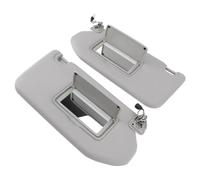 Fydun Visor Sun Set Set Grey Driver Passenger Droite Visor Soleil Miroir illuminé pour Pathfinder 2013 à 2018 Nighttime Drive Luxury Intérieur Decor