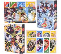 FYDZBSL NAARUTO Jeux De Cartes pour Enfants Et Adultes 112 Cartes Jeux De Société pour Soirée Jeu en Famille Ou en Voyage Jouet Enfant Cartes Anime 2 PCS