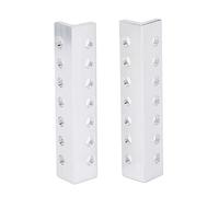 Fyearfly 1 paire de canaux de faisceau en L à 7 trous 3103-0007-0064 accessoire de pièce robotique 12 x 12 x 64 mm