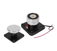 Fyearfly 1 support de porte coupe-feu, aluminium, DC24 V 500 N, support mural, anti-fumée, fixation magnétique normalement ouverte pour entrée de bâtiment d'urgence, libération de sécurité, 1 lot