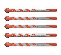 Fyearfly 5 pièces forets multifonctionnels carbure Triangle tige accessoires de forage électrique 12mm