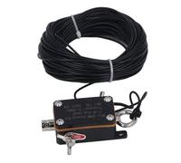 Fyearfly Antenne Mini EFHW, Demi-Onde Alimentée en extrémité, Ondes Courtes 1:49 Balun 3-30 MHz, Interface Standard, pour Radiodiffusion, Ecoute, Communications