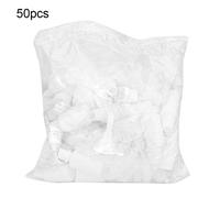 Fyearfly Bouteilles vides en plastique compressibles de 10ml, 50 pièces, conteneur de gouttes de liquide pour les yeux, compte-gouttes (Blanche)