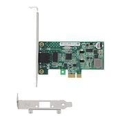 Fyearfly Carte réseau Gigabit, port cuivre RJ45, indicateur LED, mini adaptateur PCIe portable, augmente la vitesse Ethernet, installation facile