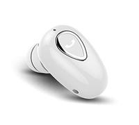 Fyearfly Casque Bluetooth Intra-Auriculaire, 1X Écouteurs D’Appel Invisibles Casque de Réduction du Bruit sans Fil de Sport Stéréo avec Microphone, Universel pour Hommes Et Femmes (Blanc)