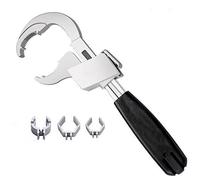 Fyearfly Clé universelle réglable, outil multifonction à double extrémité pour réparation de salle de bain, démontage facile, utilisation domestique polyvalente