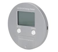 Fyearfly Compteur de Puissance UV, 0 à 40 000 Mw/cm2, Testeur D'énergie UV LED Portable, Résistance à la Lumière, Température D'énergie, Indice de Rayonnement Ultraviolet