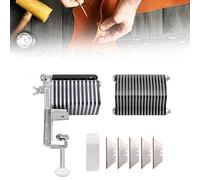 Fyearfly Coupe de Bande de Cuir, Coupe Dentelle de Table en Cuir, Outil de Coupe Sangle en Cuir pour Ceintures en Dentelle, Bandes Tressées, Coupe de Pompons