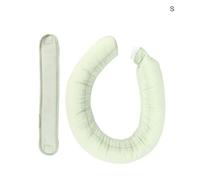 Fyearfly Coussin en forme de U réglable, confortable et respirant, oreiller polyvalent pour la tête, le poignet et les jambes, vert bleu rose S M L (Vert)