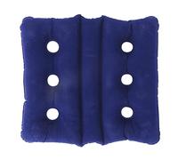 Fyearfly Coussin gonflable pour fauteuil roulant, pliable et respirant, avec 6 trous d'aération, pour chaise de bureau, fauteuil roulant, maison, voiture, voyage, matériau de flocage en