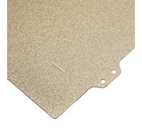 Fyearfly CR6SE-PRO Plaque de construction pour imprimante 3D Crealty, tôle d'acier à ressort flexible, poudre texturée double face dorée et surface lisse PEI pour un retrait facile du modèle