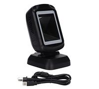 Fyearfly DBS2600 Scanner de codes-barres de bureau, lecteur de code QR 1D/2D mains libres avec LED rouge pour point de vente, USB Plug & Play, fonctionne sur Windows 11, Mac OS, Linux