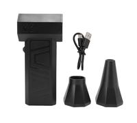 Fyearfly Dépoussiéreur électrique 130 000 tr/min - Kit de nettoyage pour PC - Spray à air comprimé avec 2 buses - Batterie 8000 mAh 41 m/s - Pour ordinateur, clavier, voiture, maison pour animaux de