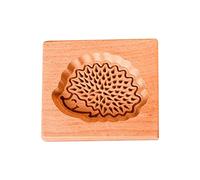 Fyearfly Emporte-pièce hérisson - Outil de cuisson portable en bois pour biscuits faits maison