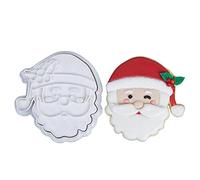 Fyearfly Emporte-pièces en forme de Père Noël 3D pour pâtisserie amusante, décoration facile