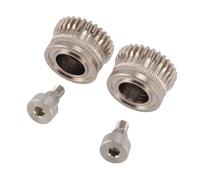 Fyearfly Engrenages d'extrudeuse série K1, double entraînement en acier trempé 55HRC pour une impression de précision à haute vitesse, partie plaquée Ni compatible avec K1Max K1C et Ender 3 V3 Unité