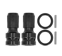 Fyearfly Ensemble convertisseur d'adaptateur de douille, carré de 1,27 cm à 6,35 mm hexagonal, libération rapide pour perceuse et clé, outil polyvalent pour un changement d'embout facile, durable et