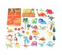 Fyearfly Ensemble d'histoires en feutre de dinosaure, Kit de jeu interactif et réutilisable pour l'enseignement préscolaire et l'apprentissage à domicile
