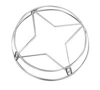 Fyearfly Grille de cuisson à la vapeur en acier inoxydable, double couche, résistante à la chaleur, anti-brûlure, support de casserole pour poêle de cuisine