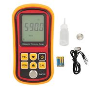 Fyearfly Jauge D'épaisseur Numérique, Testeur D'épaisseur à Ultrasons Multi-usages 4 Chiffres LCD Affichage Numérique Testeur De Mesure D'épaisseur électrique 5 MHz GM100