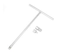 Fyearfly Jeu de clés à poignée en T 3/8", économie d'effort, chrome vanadium, adaptateurs 1/4" et 1/2"