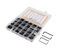 Fyearfly Kit de fixation à vis à six pans creux en acier au carbone M2 M3 M4 M5 noir assortiment de 884 pièces avec boîte résistante à l'usure et à la corrosion pour réparation