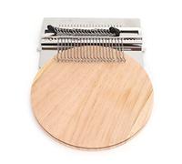 Fyearfly Kit de métier à tisser à repriser, mini métier à raccommoder en bois, petit métier à tisser à tricoter Speedweve, outil de tissage pour enfants, réparation de tapis, chaussettes(21 Hooks)
