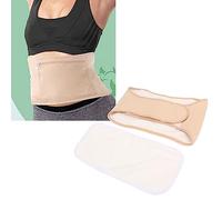 Fyearfly Kit de Pack d'Huile de Ricin, Réutilisables Castor Oil Packs, Ensemble d'huile de ricin Bio Aide à Dormir, améliore la Circulation Digestive, la Constipation réutilisables pour Taille