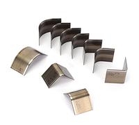 Fyearfly Leathercraft Lot de coupe-bordures d'angle en métal précis pour projets de bricolage