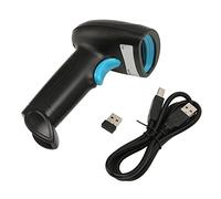 Fyearfly Lecteur de codes-barres 1D sans fil, lecteur portable 2,4 G pour vente au détail, point de vente et entrepôt, décodage haute vitesse, batterie longue durée de vie 2000 mAh, unité de