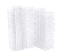 Fyearfly Lot de 100 moules à cire en PET à clapet pour un rangement facile des bougies et du chocolat